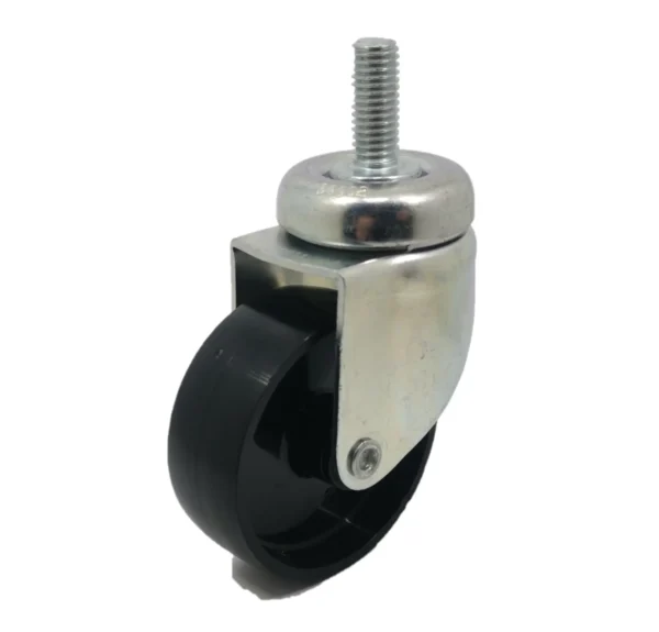 Black Nylon Casters - Bolt Mount