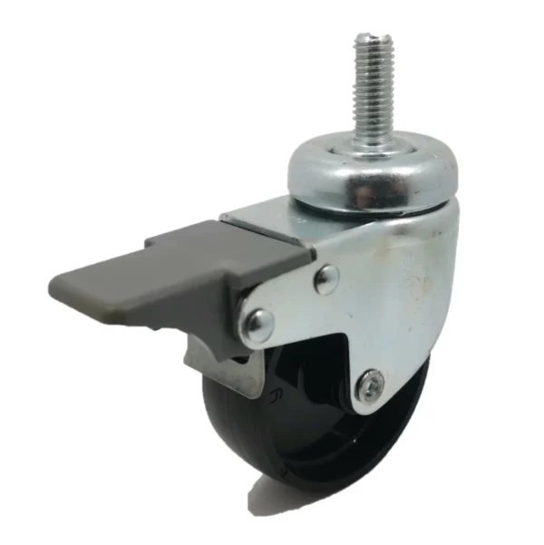 Black Nylon Casters - Bolt Mount - Image 2