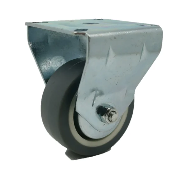 Grey Rubber Casters - Light Duty - Image 3