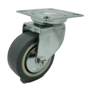 Grey Rubber Casters - Light Duty
