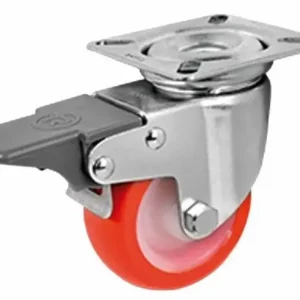 Orange Polyurethane Casters